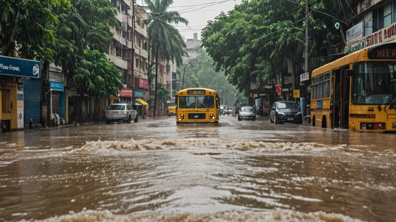 मुंबई बारिश: स्कूल बंद, फ्लाइट्स डाइवर्ट, आईएमडी ने दी भारी बारिश की चेतावनी