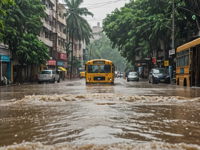 मुंबई बारिश: स्कूल बंद, फ्लाइट्स डाइवर्ट, आईएमडी ने दी भारी बारिश की चेतावनी